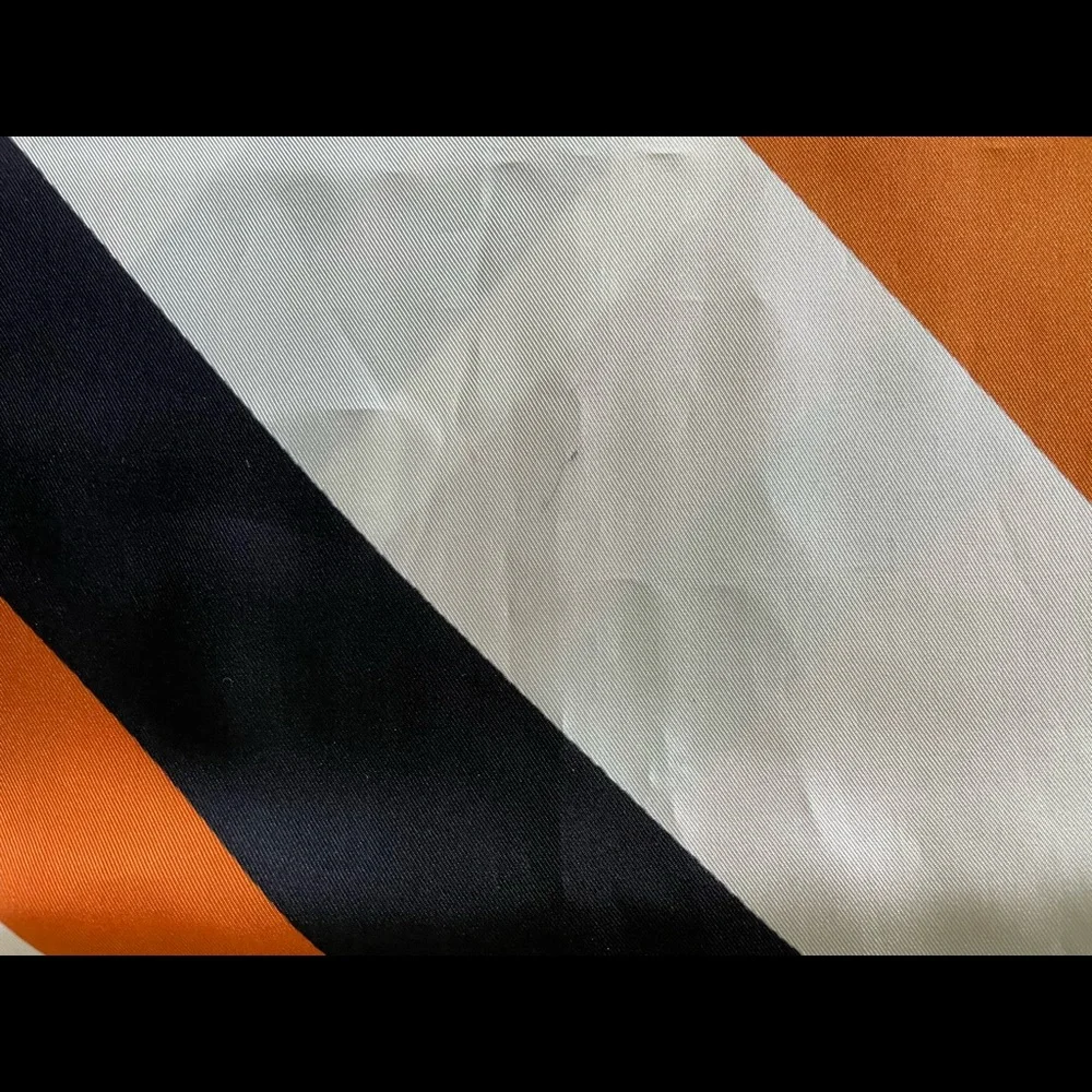 LOEWE Silk Fringe Scarf Hand Rolled
